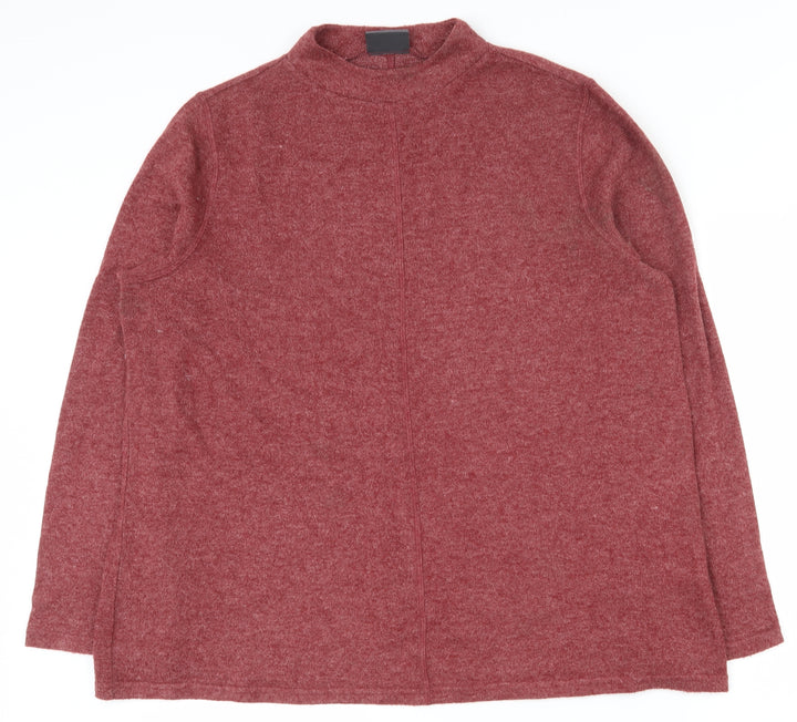 Yessica Womens Red Polyester Pullover Sweatshirt Size L Pullover