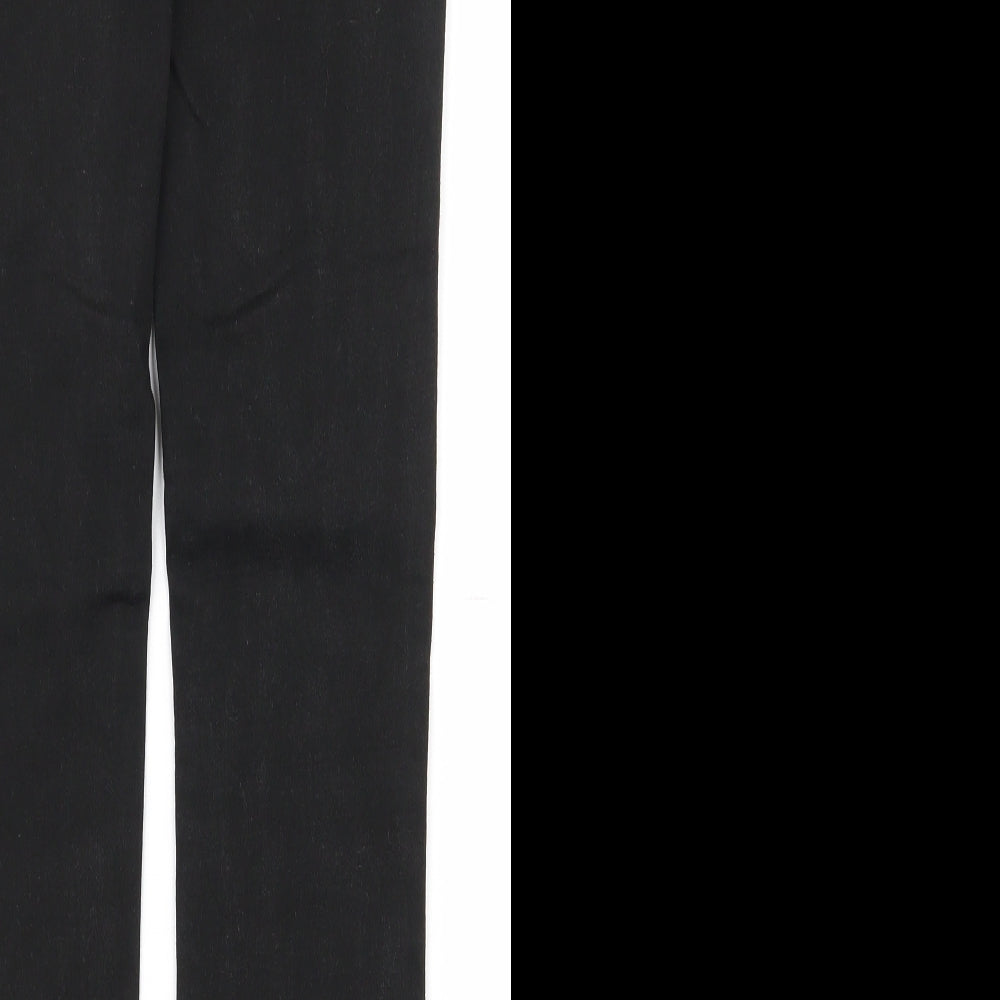 Marks and Spencer Womens Black  Cotton Skinny Jeans Size 8 L28.5 in Regular Zip