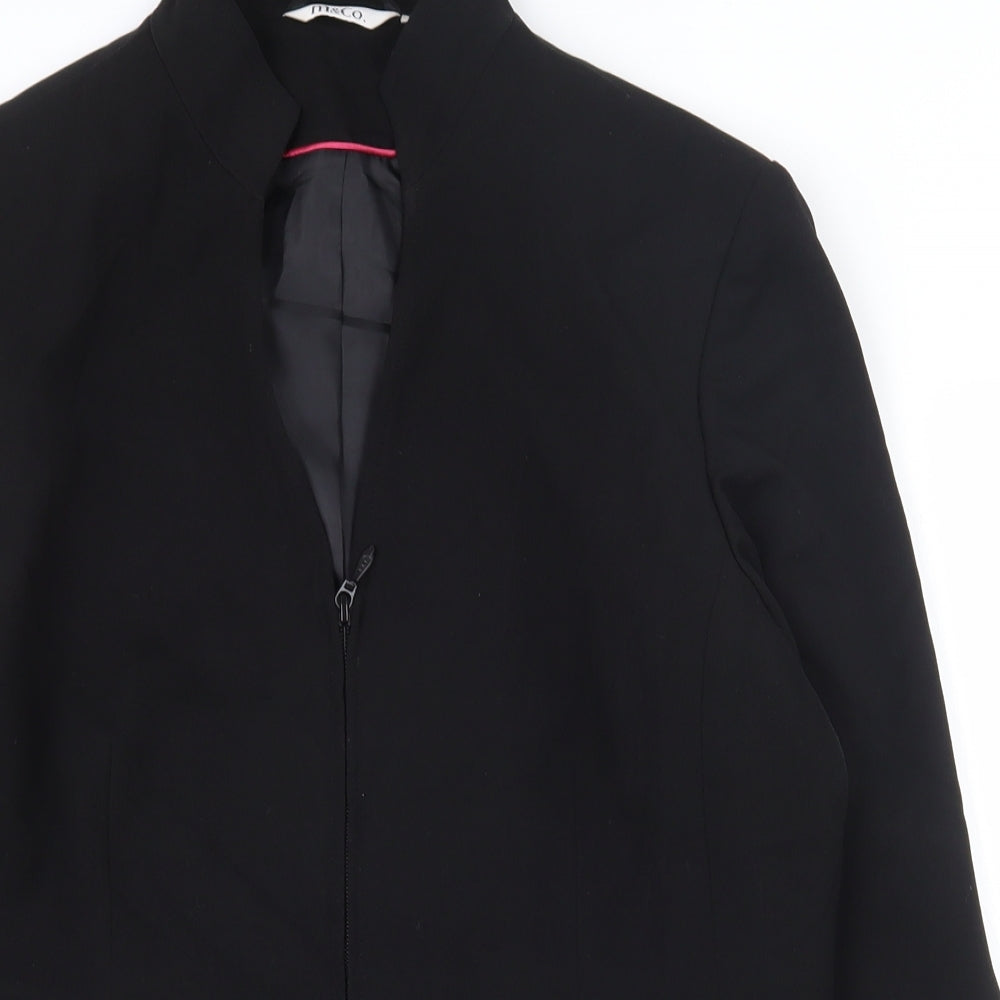 Mc&Co Womens Black   Jacket  Size 16  Zip