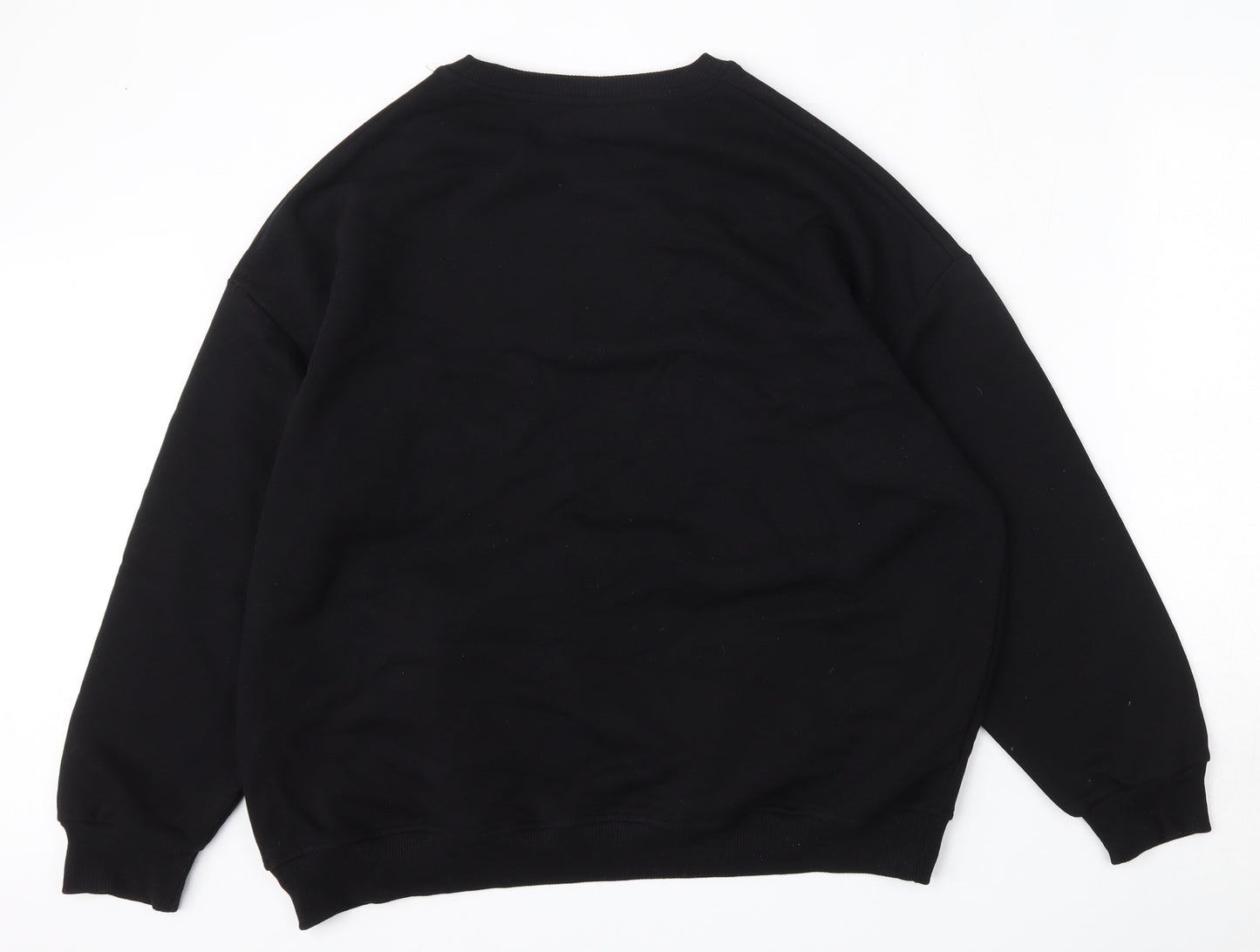 Primark Womens Black  Cotton Pullover Sweatshirt Size 12   - The Nightmare Before Christmas