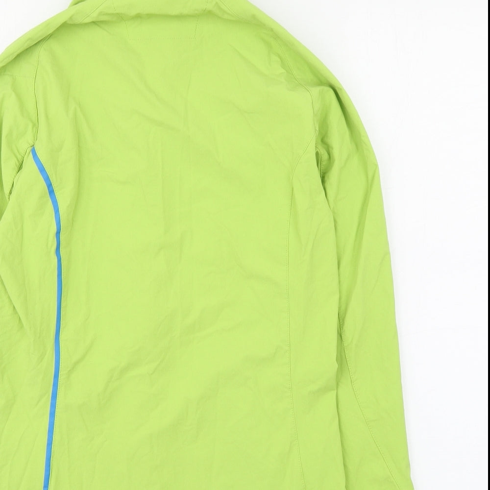 Quechua Mens Green   Rain Coat Coat Size L  Zip