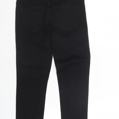 Evermore Womens Black  Cotton Skinny Jeans Size 27 in L26 in Regular Button