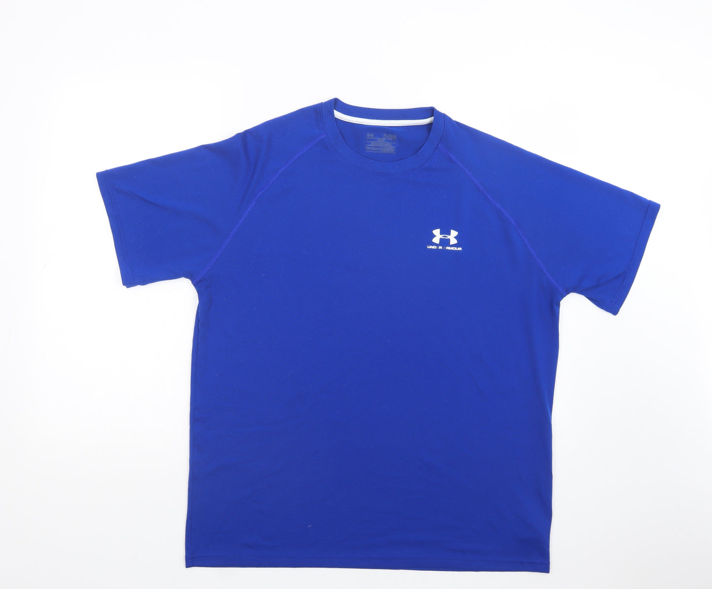 Under armour Mens Blue  Polyester  T-Shirt Size XL Crew Neck