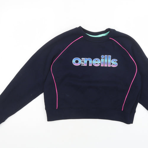 O'Neills Boys Blue  Cotton Pullover Sweatshirt Size 10-11 Years  Pullover