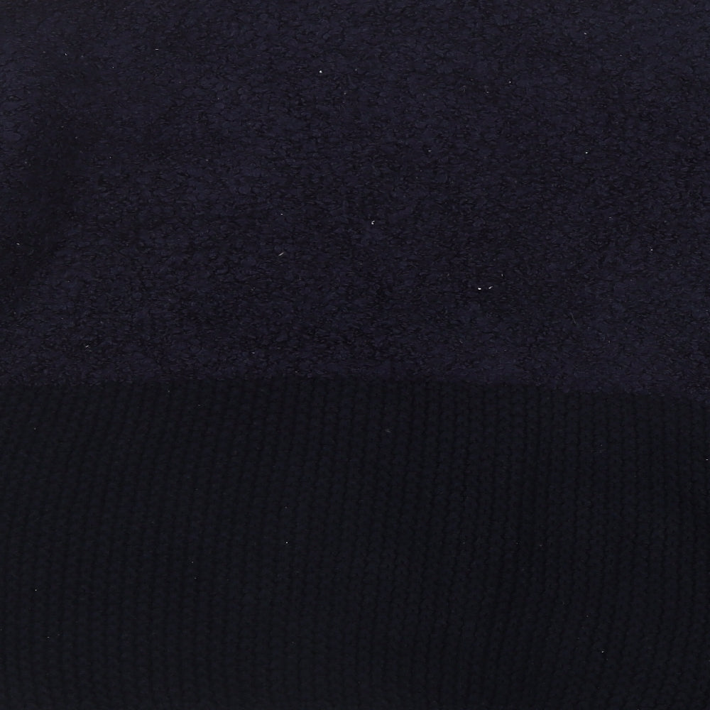 Marks and Spencer Womens Blue V-Neck  Acrylic Cardigan Jumper Size L