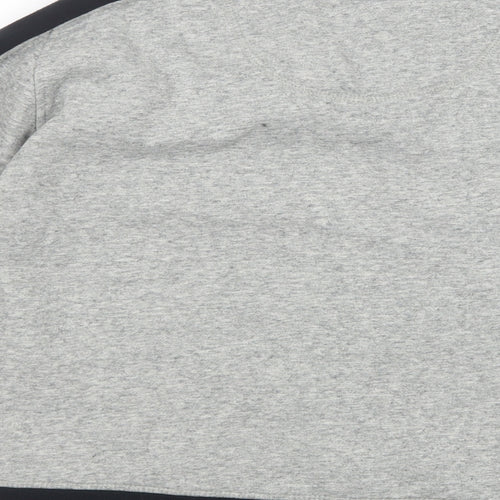 Jack Wills Womens Grey Colourblock Cotton Pullover Sweatshirt Size 10  Pullover