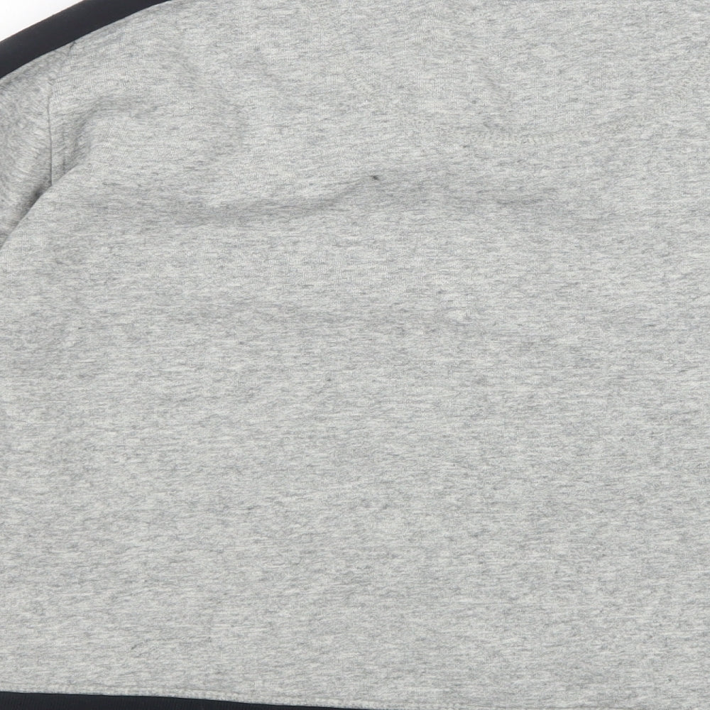 Jack Wills Womens Grey Colourblock Cotton Pullover Sweatshirt Size 10  Pullover