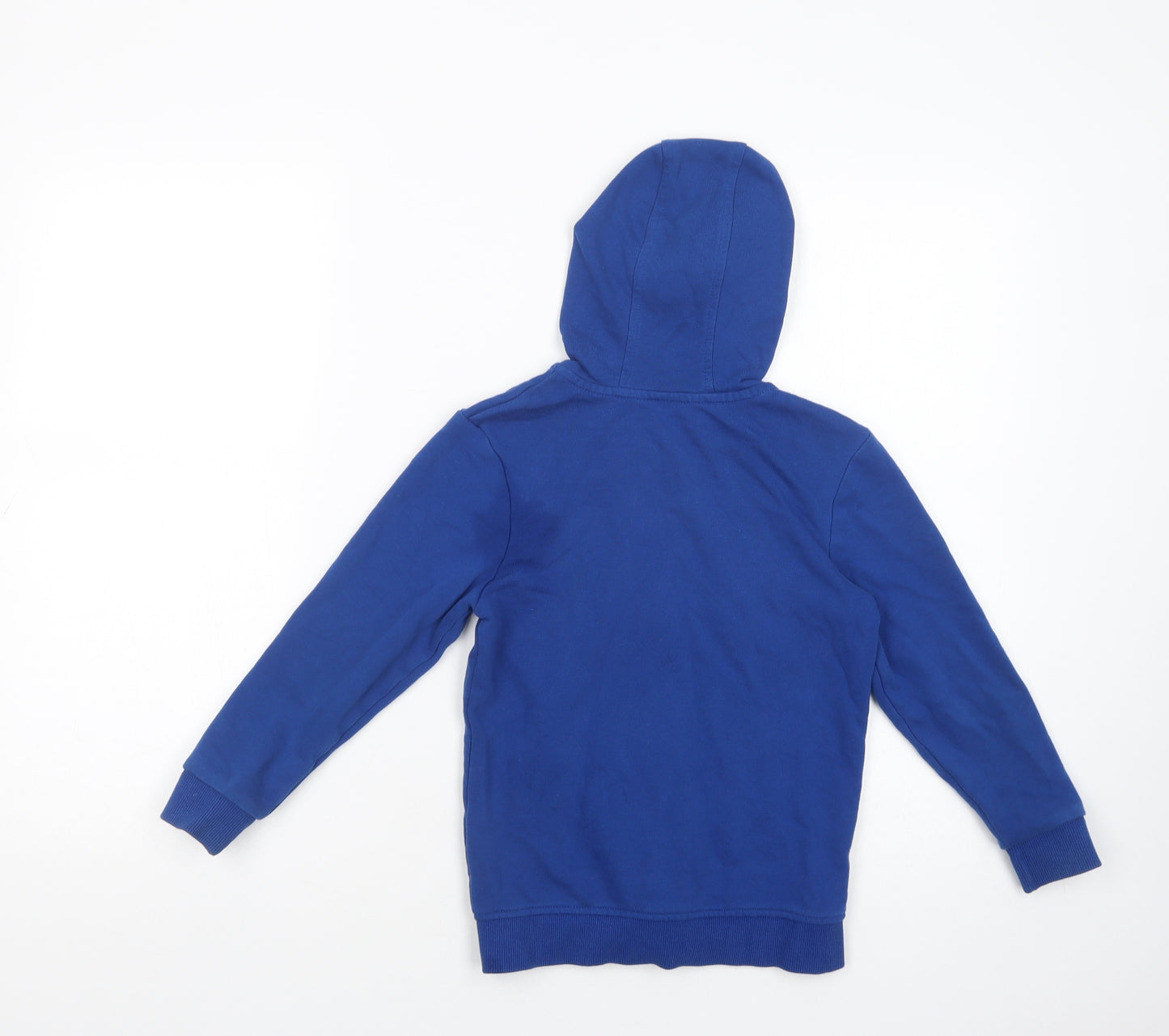 George Boys Blue  Cotton Full Zip Hoodie Size 6-7 Years  Zip