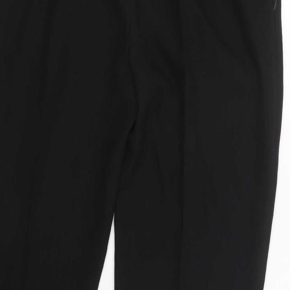 Avalon Womens Black  Polyester Dress Pants Trousers Size 18 L30 in Regular Button
