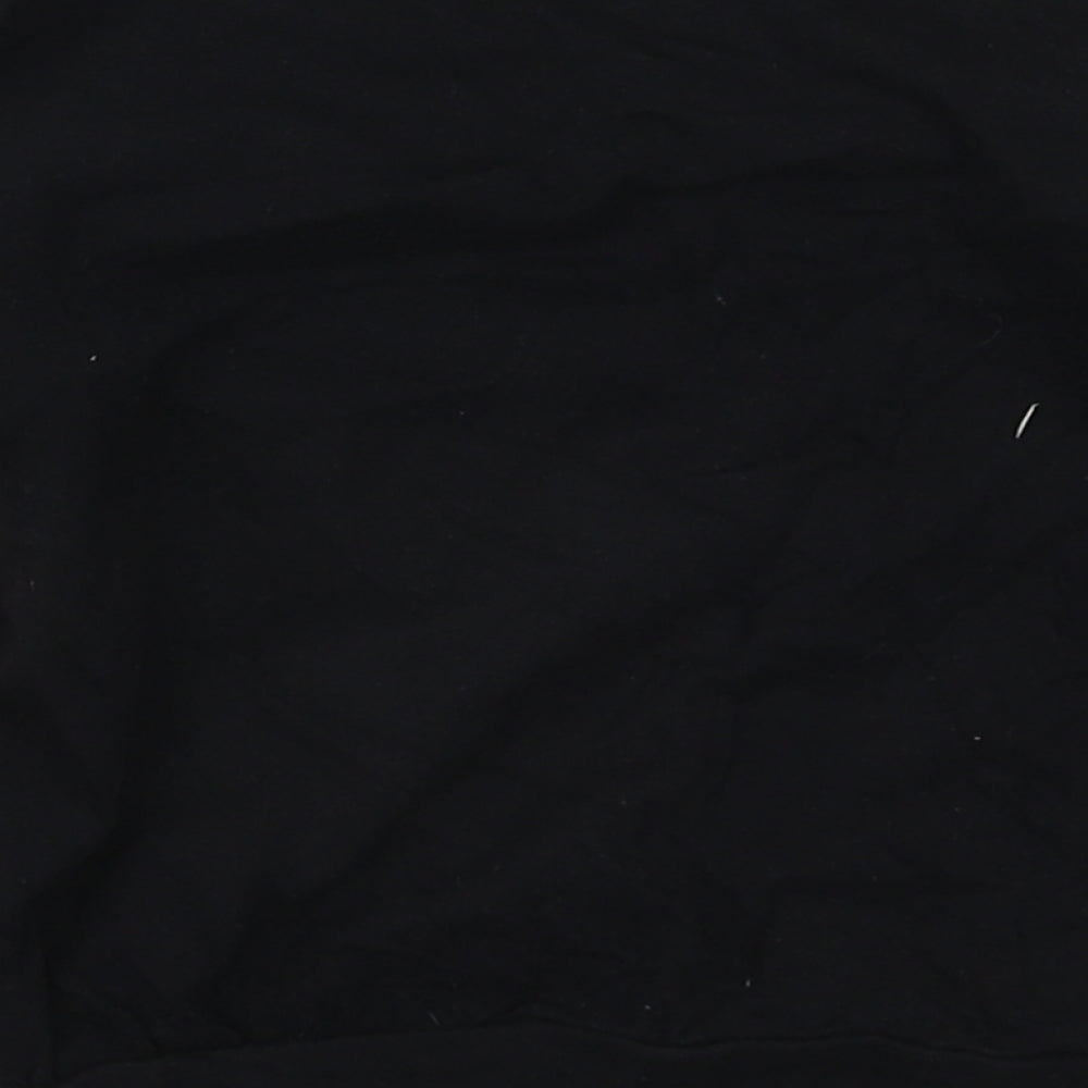 Preworn Girls Black Animal Print Cotton Pullover Sweatshirt Size 3 Years  Pullover