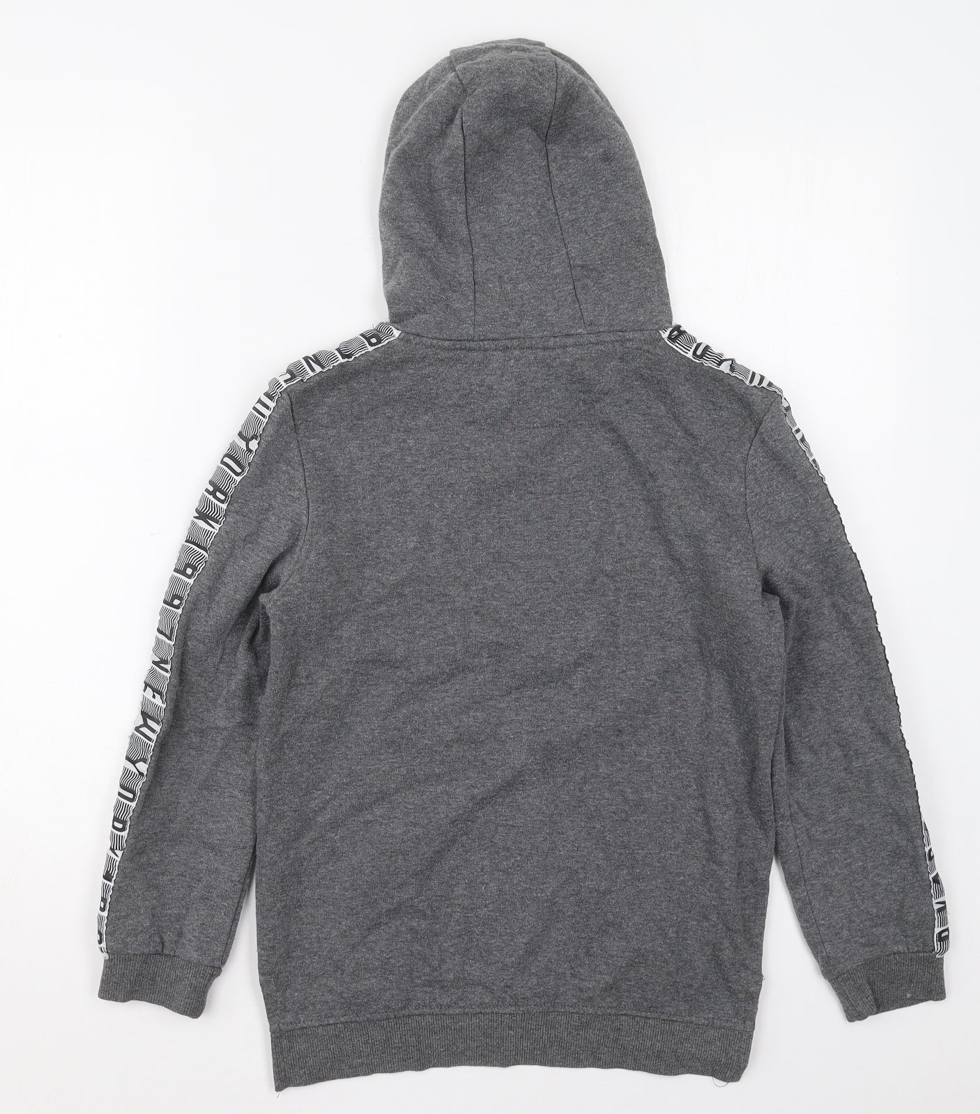 Primark Boys Grey  Cotton Pullover Hoodie Size 10-11 Years  Pullover - New York