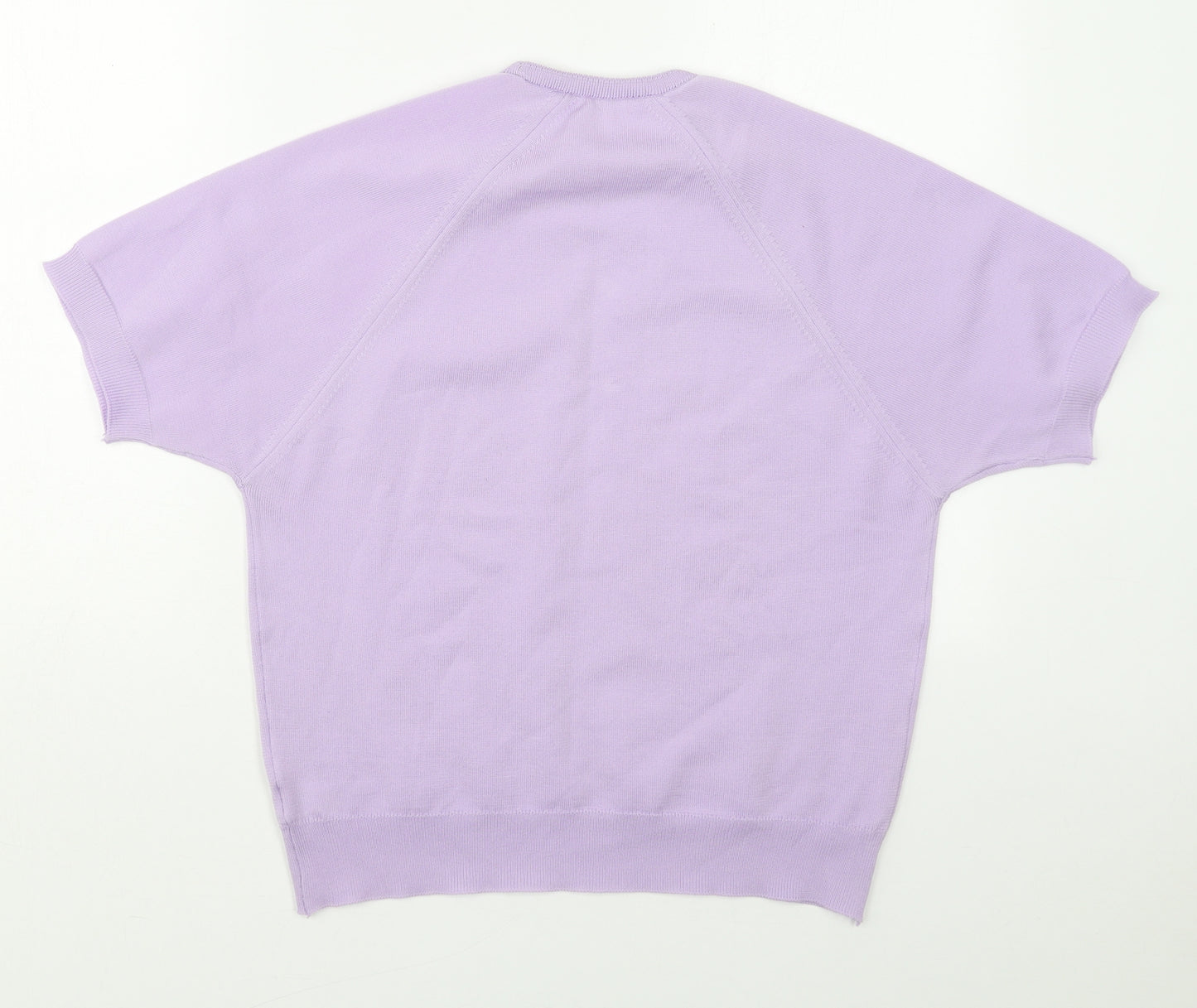 Berkertex Womens Purple Crew Neck  Polyester Pullover Jumper Size 14