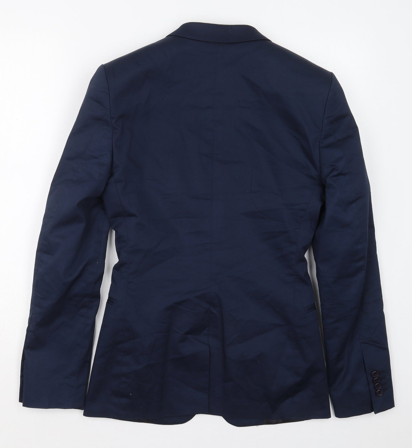 ASOS Mens Blue  Cotton Jacket Suit Jacket Size 34