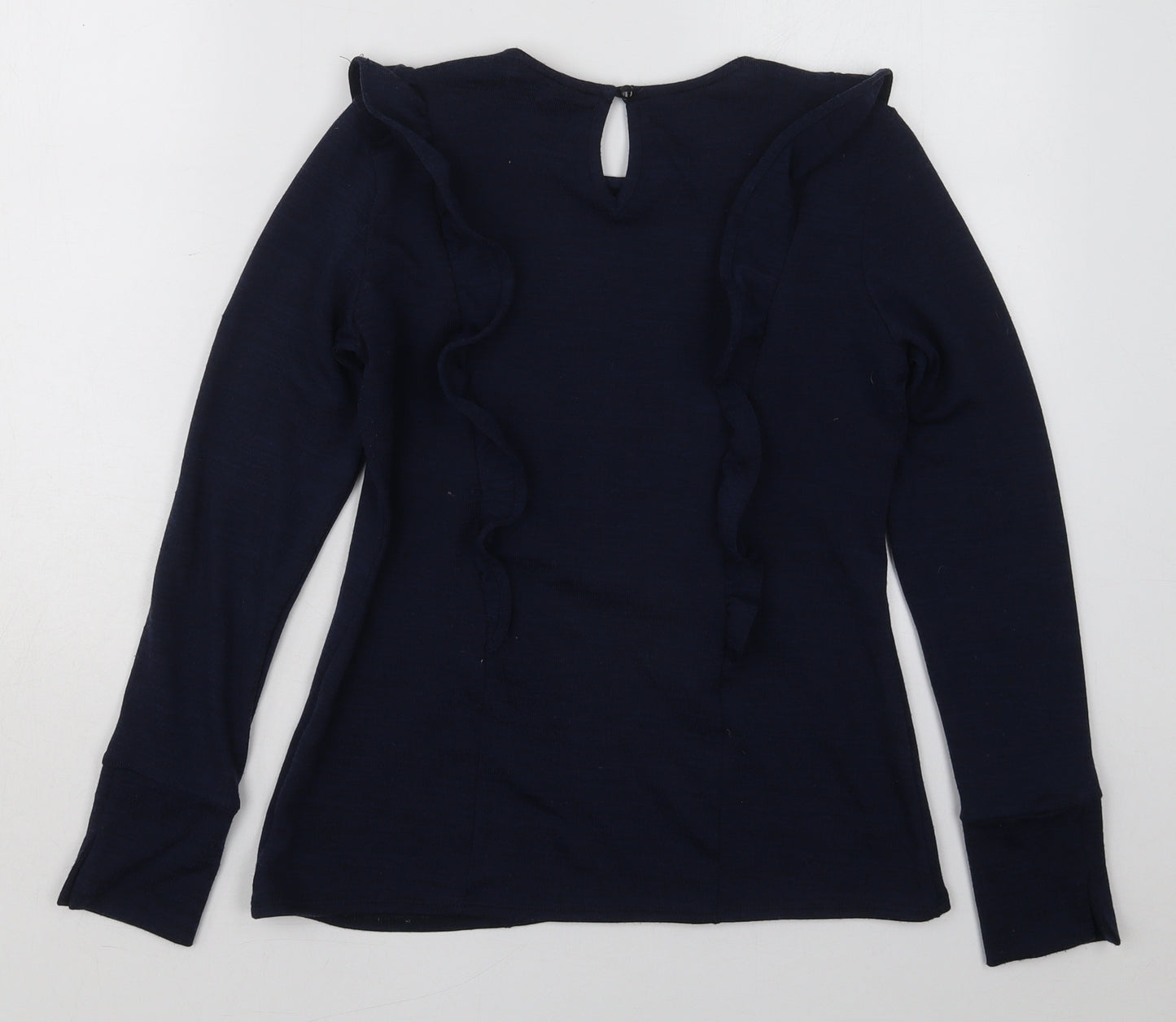 Dorothy Perkins Womens Blue  Polyester Pullover Sweatshirt Size 12  Pullover