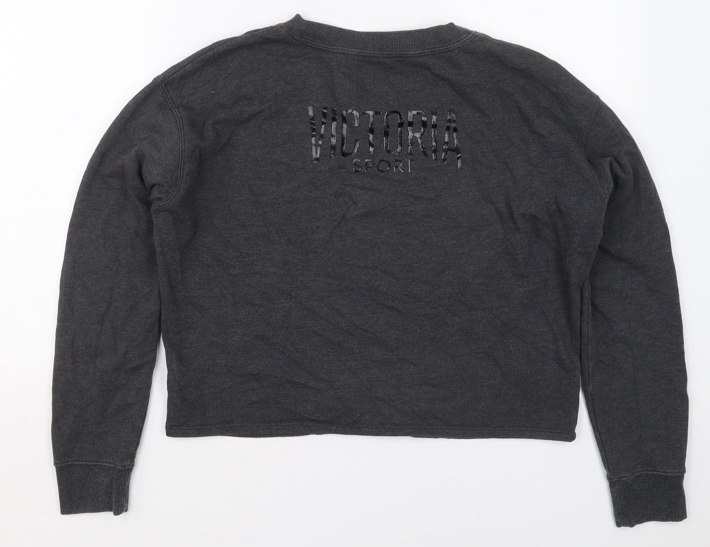 Victoria Sport Womens Grey  Cotton Pullover Sweatshirt Size M  Pullover - 10
