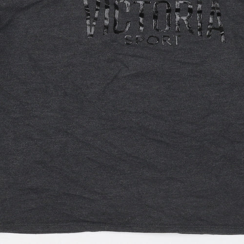 Victoria Sport Womens Grey  Cotton Pullover Sweatshirt Size M  Pullover - 10