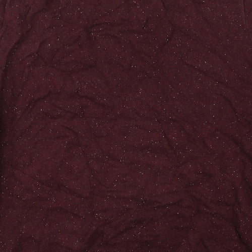 Gap Mens Purple Crew Neck  Cotton Pullover Jumper Size L