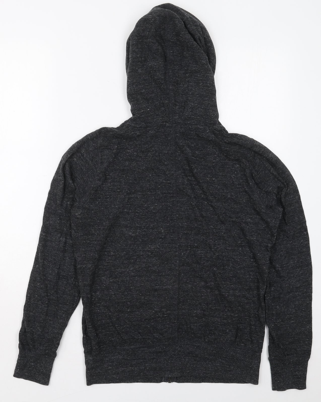 Nike Mens Grey  Cotton Full Zip Hoodie Size L