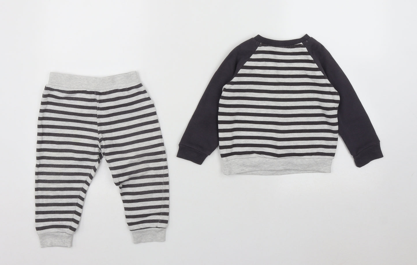 Disney Boys Multicoloured Striped Cotton Cami Pyjama Set Size 12-18 Months   - 101 Dalmatians