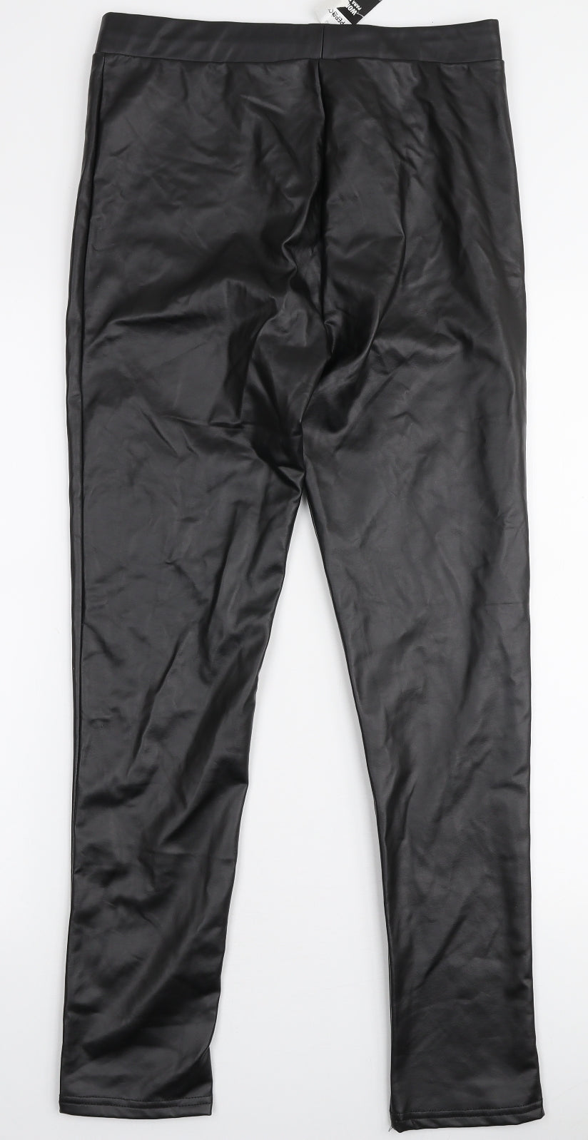 Pep & Co Womens Black  Polyester Jegging Leggings Size 12 L28 in
