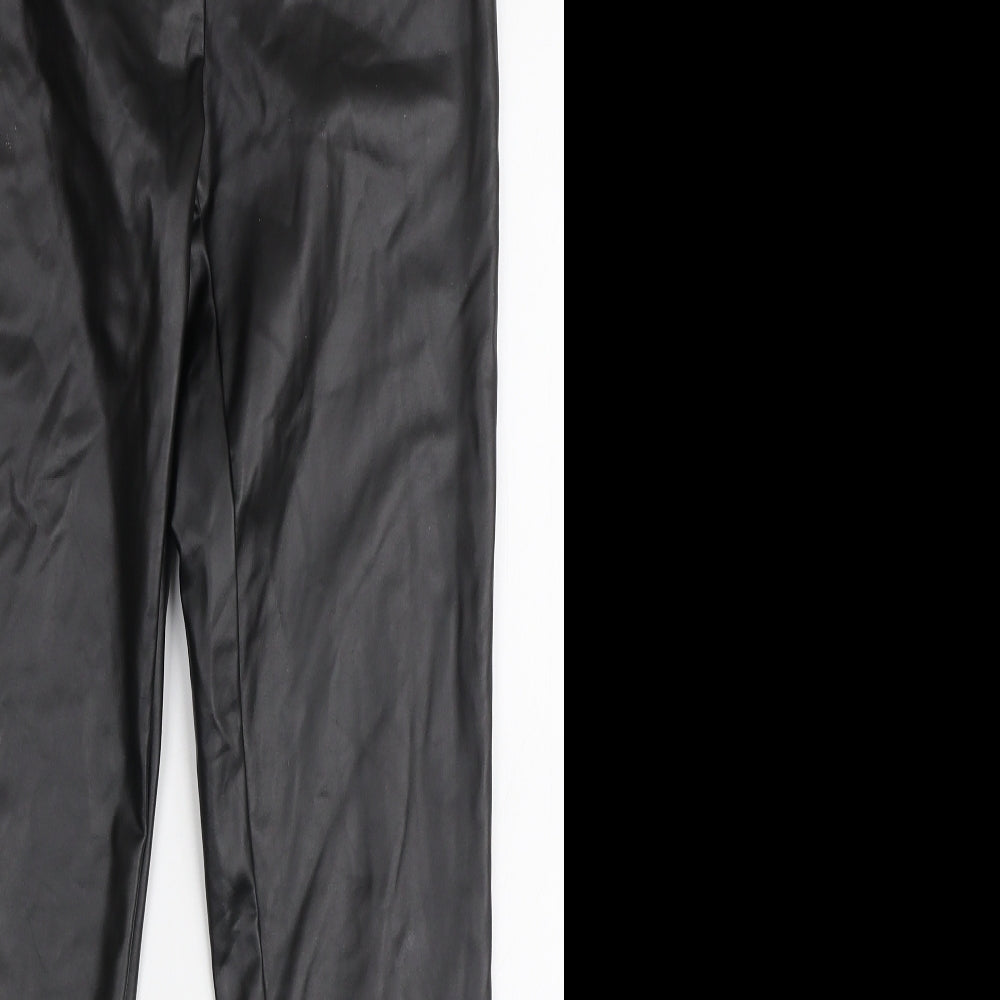 Pep & Co Womens Black  Polyester Jegging Leggings Size 12 L28 in