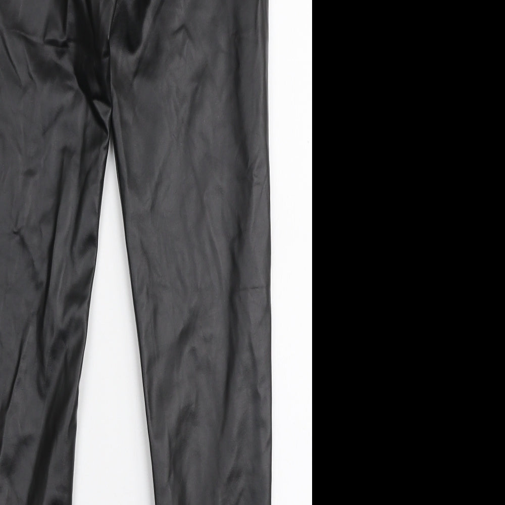 Pep & Co Womens Black  Polyester Jegging Leggings Size 12 L28 in