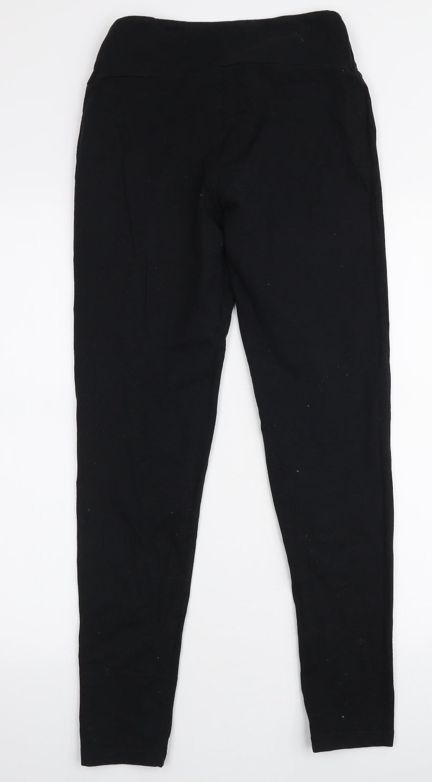 Primark Womens Black  Cotton Capri Leggings Size S L28 in