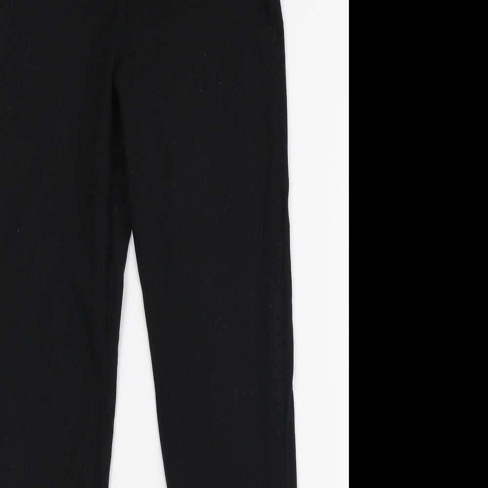 Primark Womens Black  Cotton Capri Leggings Size S L28 in
