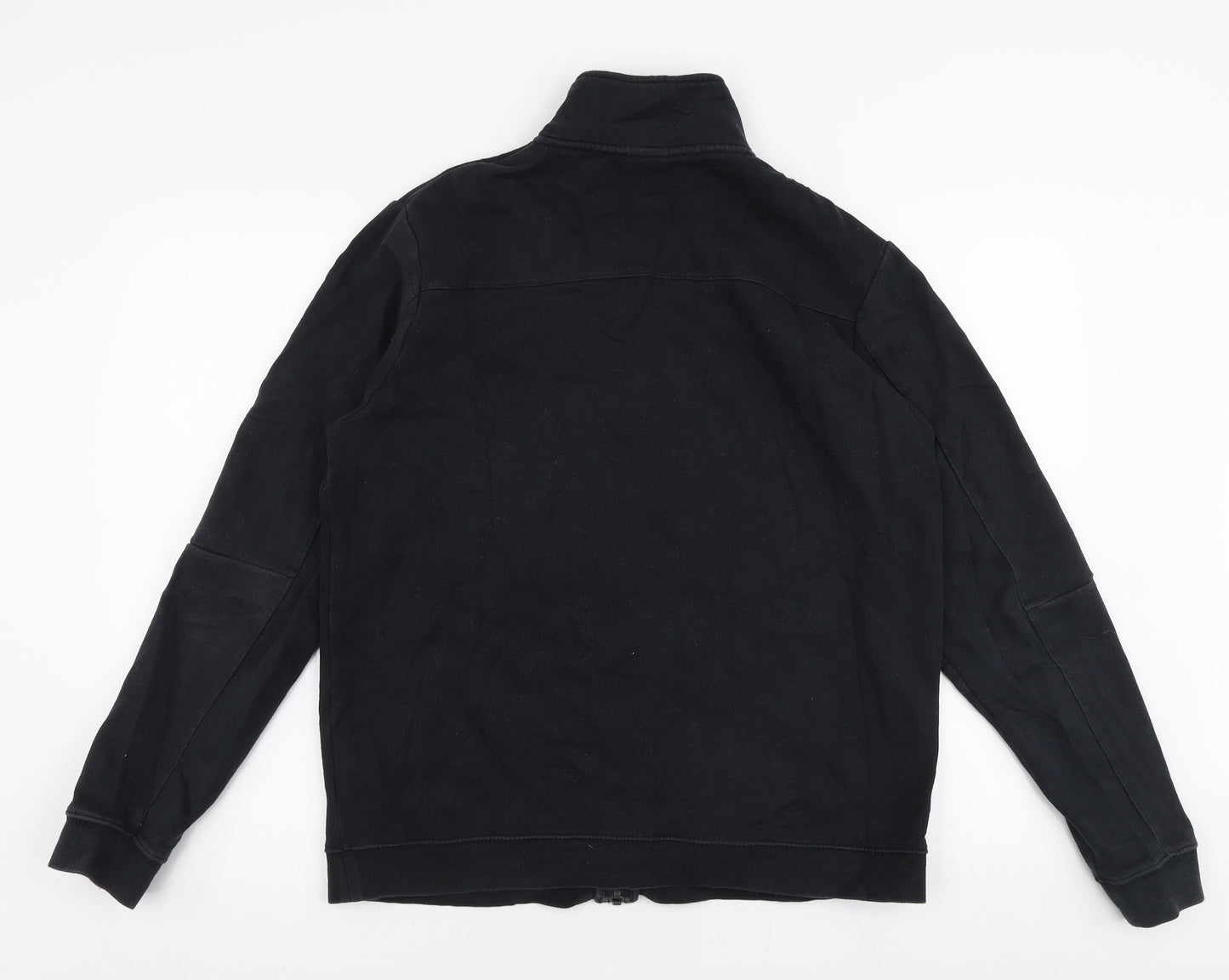 Nike Mens Black  Cotton Full Zip Sweatshirt Size M