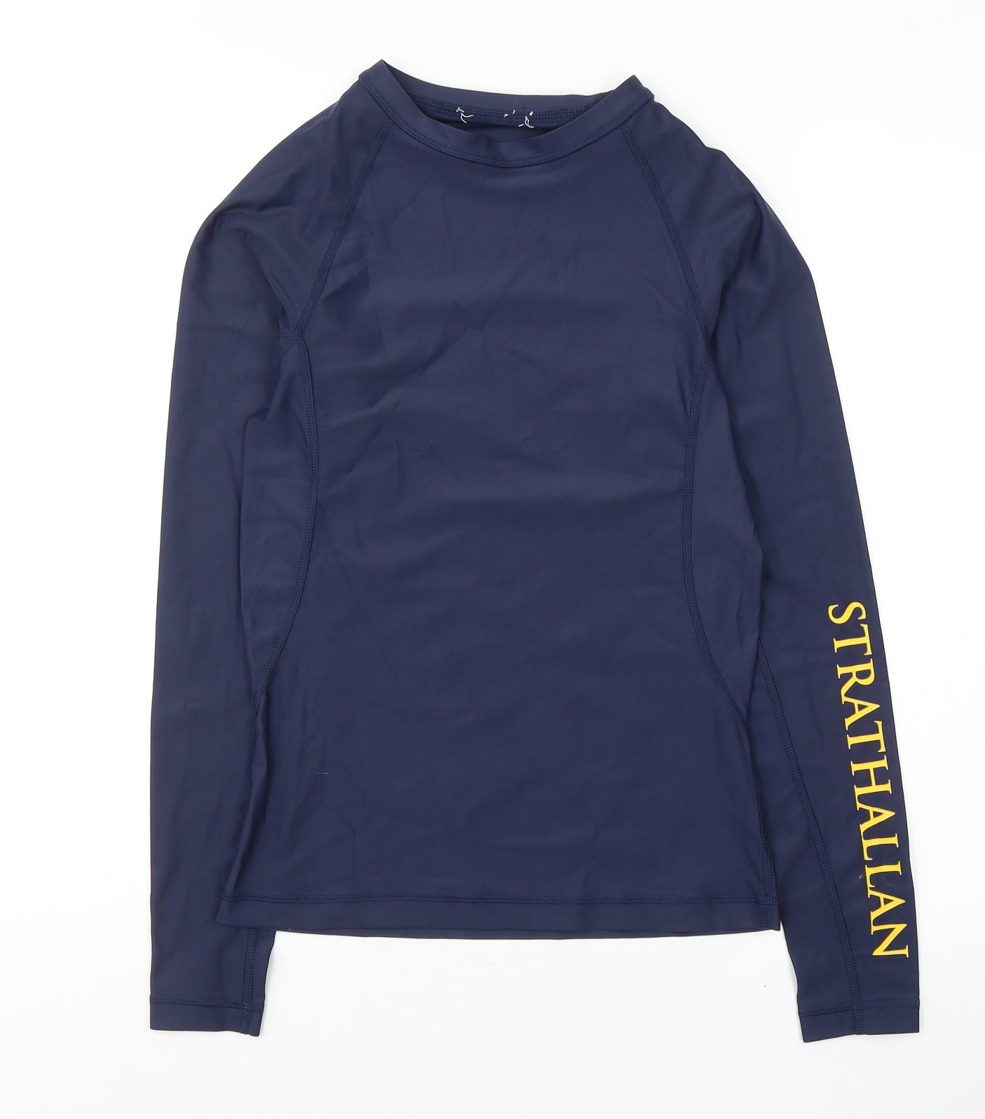 Squadkit Womens Blue  Nylon Pullover Casual Size 6 Round Neck Pullover