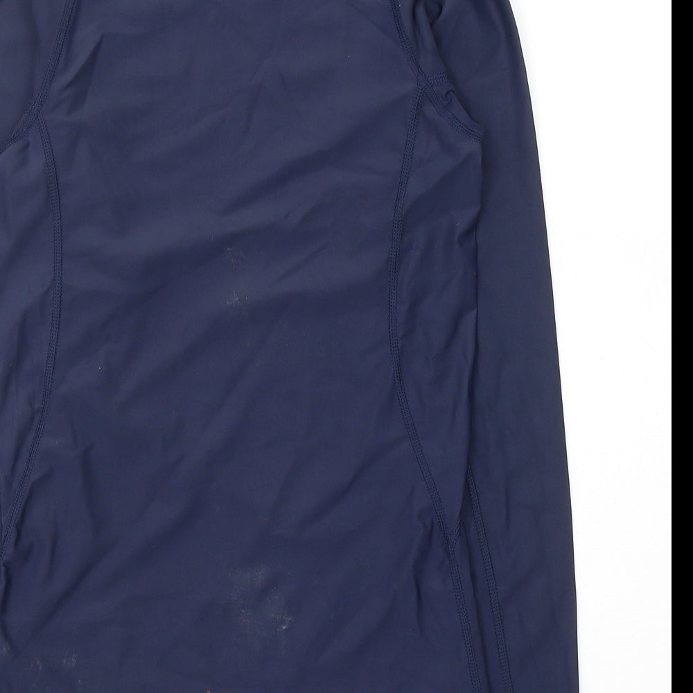 Squadkit Womens Blue  Nylon Pullover Casual Size 6 Round Neck Pullover