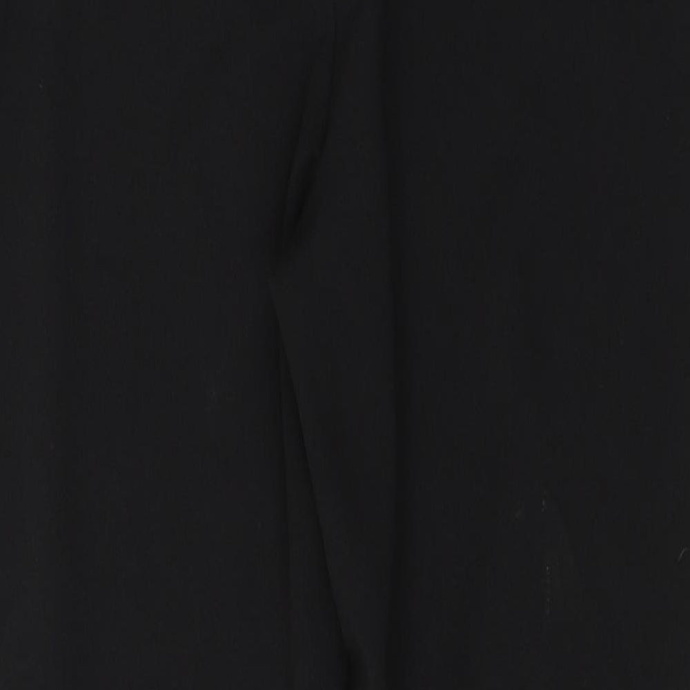George Womens Black  Polyester Trousers  Size 18 L28 in Regular Zip