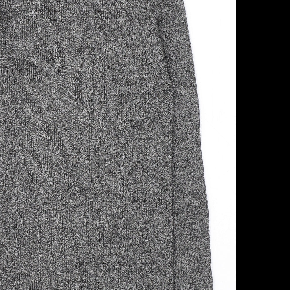 Uniqlo Womens Grey Roll Neck  Wool Pullover Jumper Size M