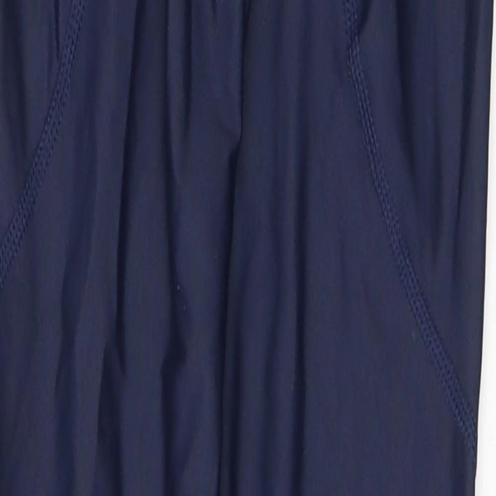 Squadkit Womens Blue  Nylon Pedal Pusher Leggings Size 30 in L30 in Regular Pullover
