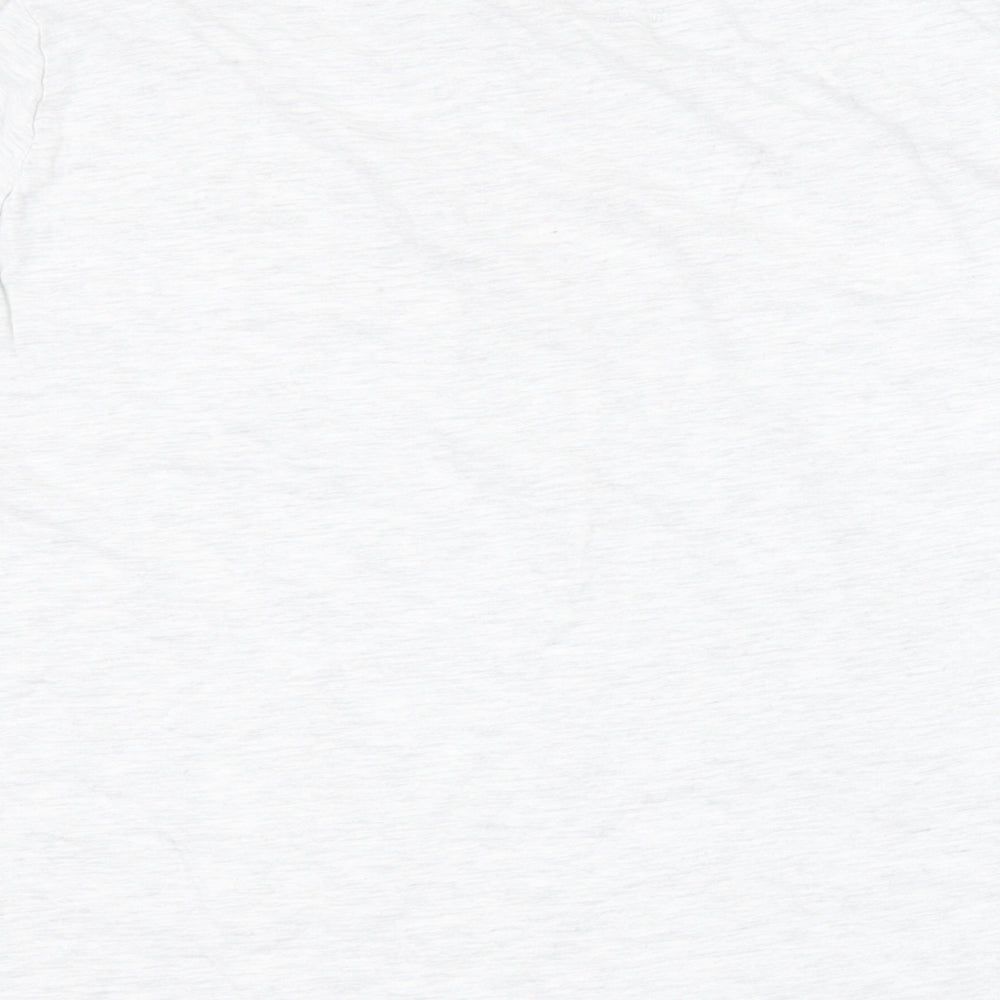 Primark Womens Grey  Cotton Basic T-Shirt Size XL Crew Neck