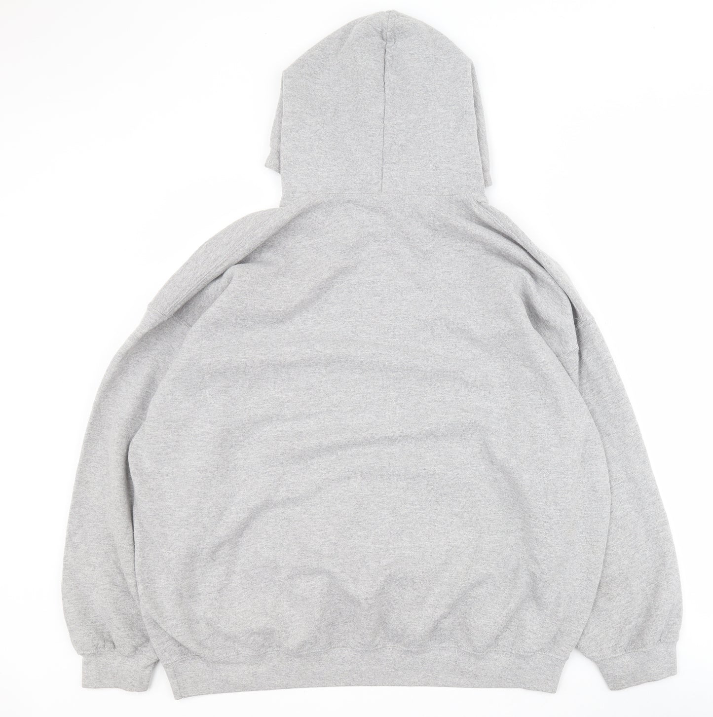 Gildan Mens Grey  Cotton Pullover Hoodie Size 2XL