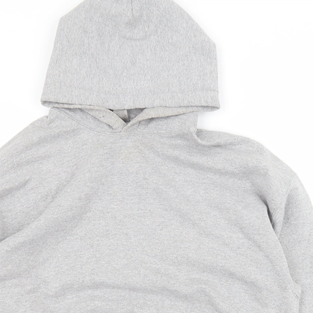 Gildan Mens Grey  Cotton Pullover Hoodie Size 2XL