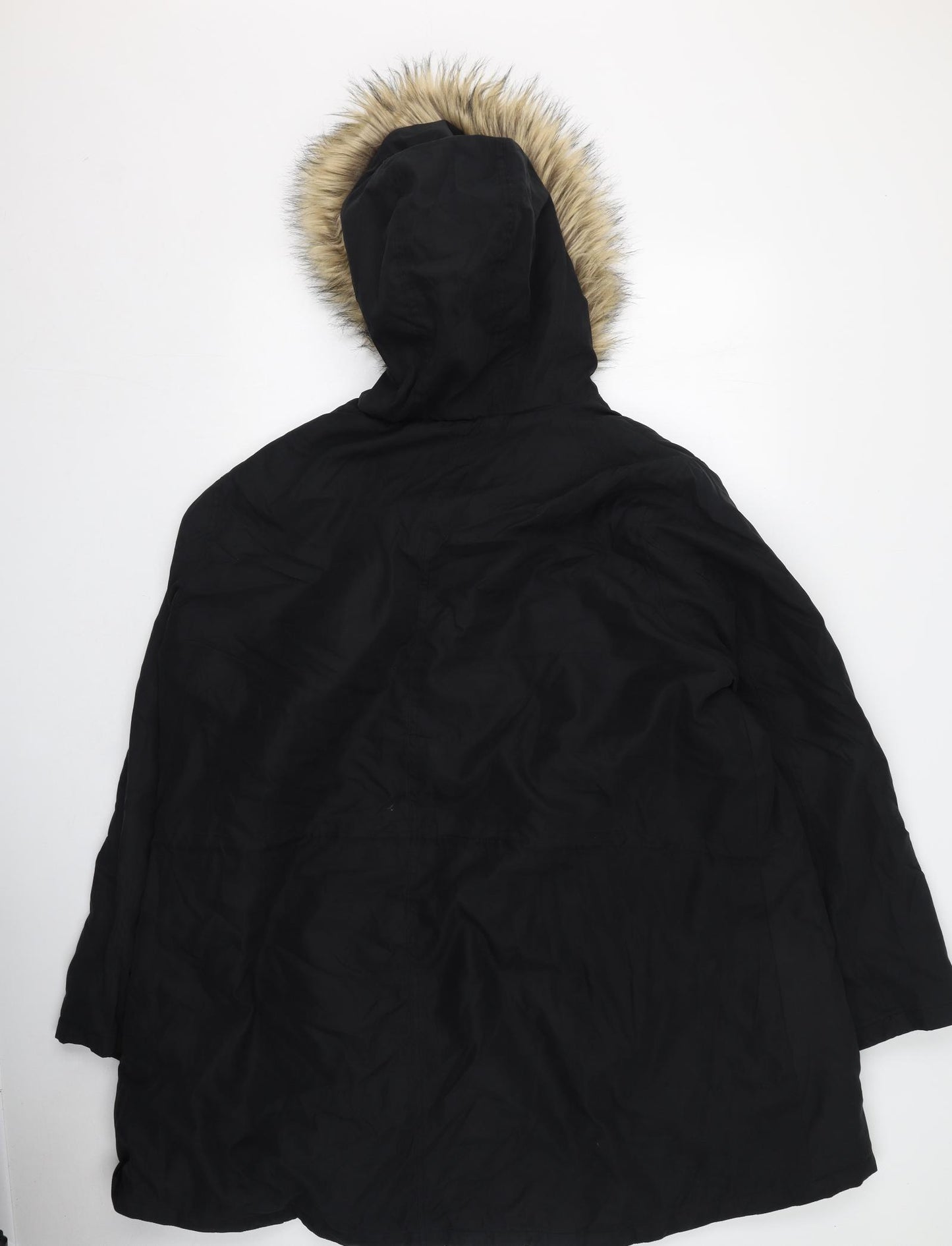 George  Womens Black   Anorak Coat Size 2XL  Zip