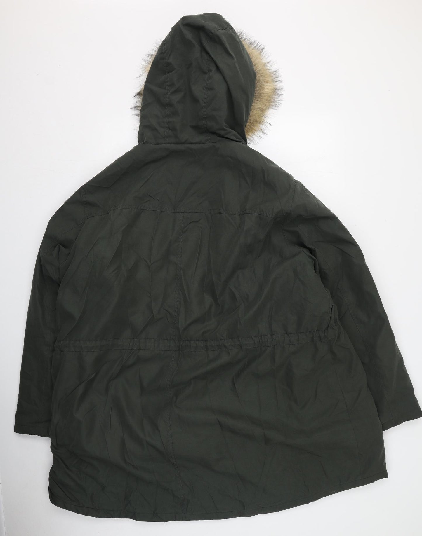 George  Womens Green   Anorak Coat Size 2XL  Zip