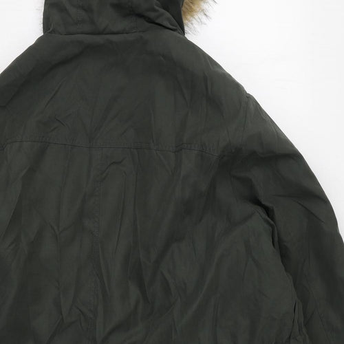 George  Womens Green   Anorak Coat Size 2XL  Zip