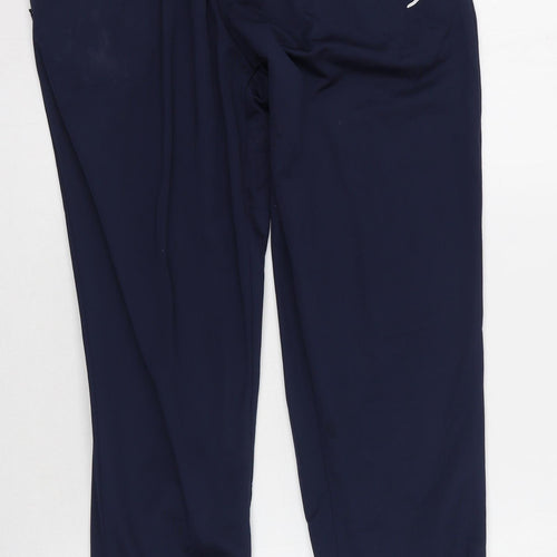 Slazenger Mens Blue  Polyester Jogger Trousers Size M L27 in Regular