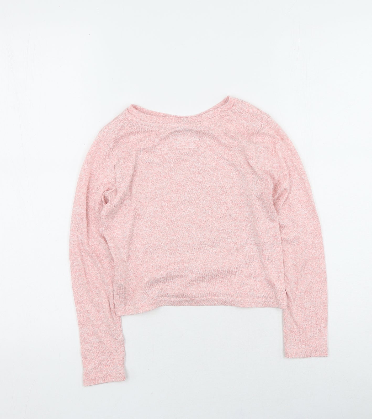 Primark Girls Pink Round Neck  Viscose Pullover Jumper Size 8-9 Years   - #teamnice