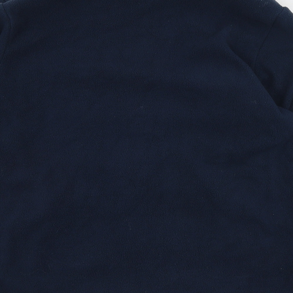 Mountain Warehouse Boys Blue High Neck  Polyester Full Zip Jumper Size 11-12 Years  Zip