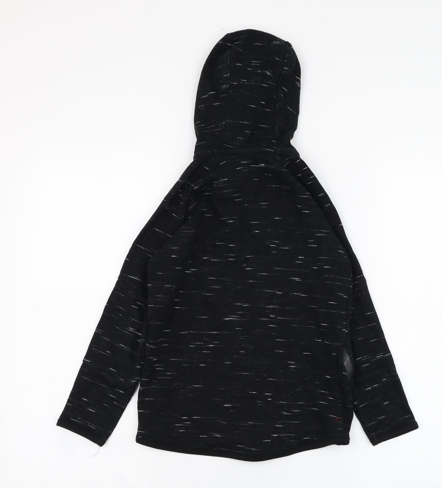 George Boys Black  Cotton Full Zip Hoodie Size 5-6 Years  Zip