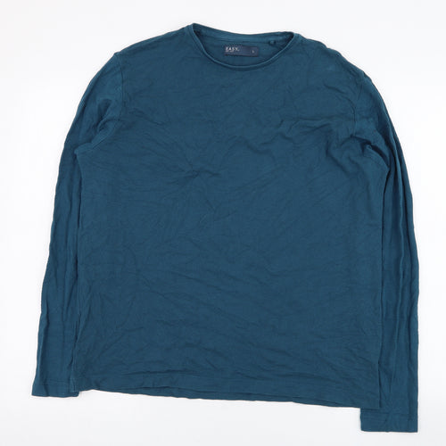 Matalan Mens Blue  Cotton Pullover Sweatshirt Size L