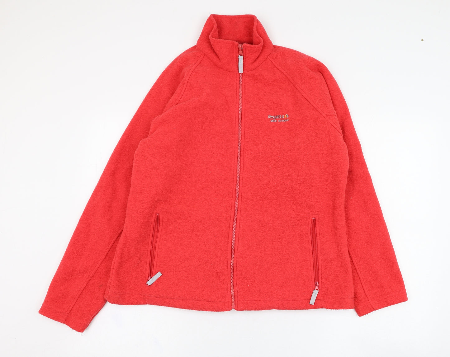 Regatta Womens Pink  Polyester Full Zip Sweatshirt Size 14  Zip - Fleece