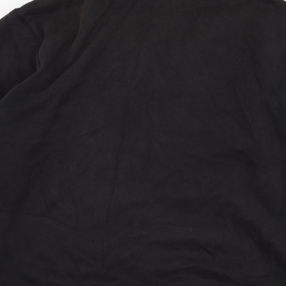 Napapijri Mens Black  Polyester Full Zip Sweatshirt Size XL