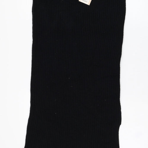 TU Womens Black  Cotton Straight & Pencil Skirt Size 14