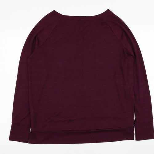 Gap Mens Pink Round Neck  Polyacrylate Fibre Pullover Jumper Size M