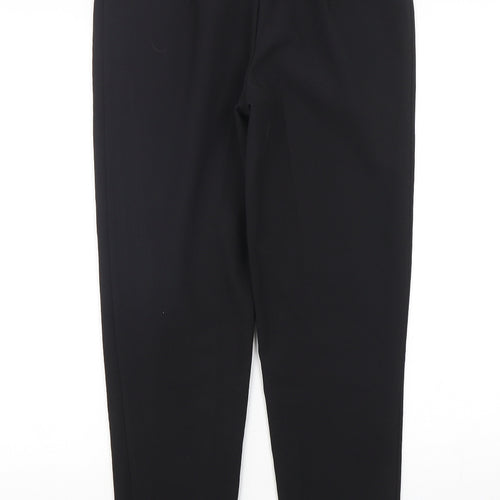 George Womens Black  Polyester Trousers  Size 8 L28 in Regular Hook & Eye